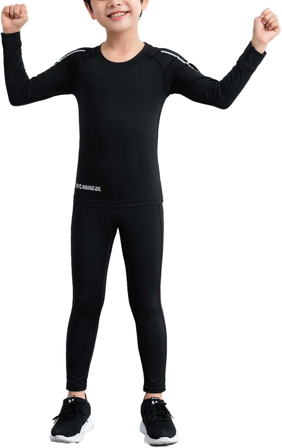 YiZYiF Kids Compression Sets Thermal Underwear Outfit Long Sleeve Undrenshirt With John Set Sport Base Layer Suit