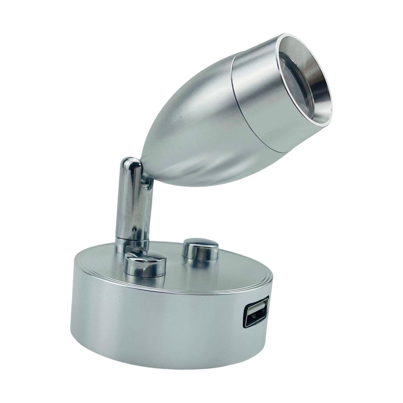 Indy Mall LED Lights 12V-24V USB Charging Port Aluminum for RV CER CING Silver 6000K-image-41