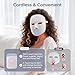 Red Light Therapy for Face,LED Face Mask Light Therapy,USB C Rechargeable,Infrared Light Therapy Mask LED Silicone Mask