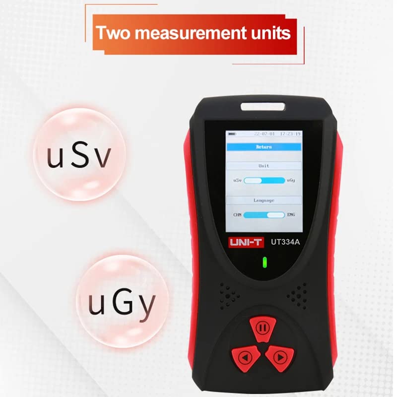 UT334A Geiger Counter Electromagnetic Radiation Detector Personal Dosimeter X-ray Beta Gamma Detection EMF Meter.
