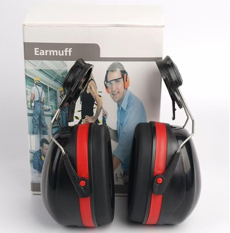 Professional Hard Hat Ear Muffs Noise Reduction Safety Helmet Mount Design Industrial Hearing Protection
