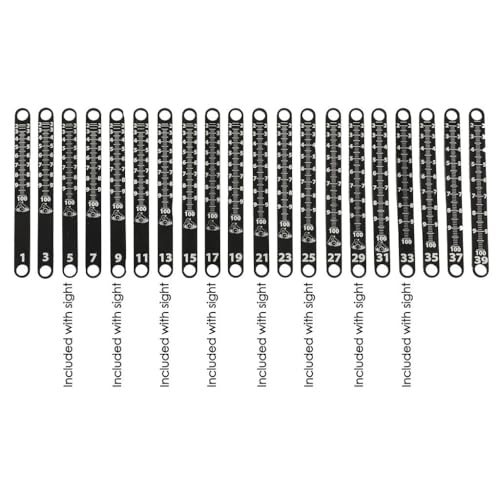 Axcel Achieve XP Metal Sight Tape Scale #11 and #12