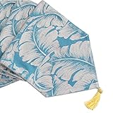 Leaf Map Tisch Flagge Muster Einfache Mode Französisch Kaffee Bett Hochzeit Hotel Bankett Dekoration 4 Farben 30 cm * 140 cm (Farbe : Green, größe : 160cm)