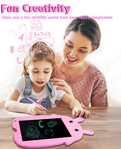 LODBY Drawing Board Writing Tablet, 8.5 Inch Learning Educational Toys Electronic Drawing and Writing Board for Kids & Adults, Handwriting Paper Doodle Pad for School and Office - Thumbnail 6