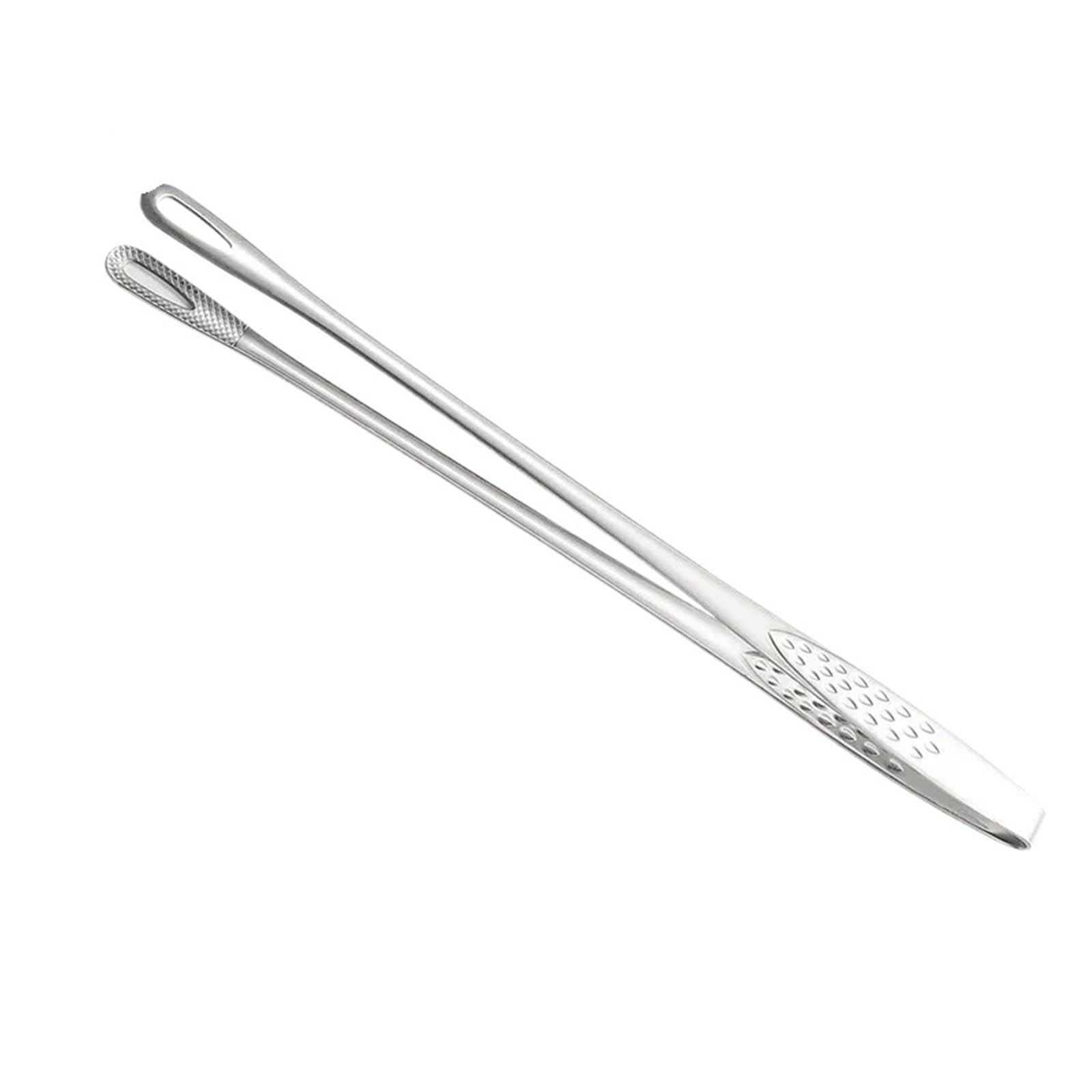 Pinze da barbecue, Pinze da cucina for barbecue in acciaio inossidabile, argento, 24 cm, 28(28cm)