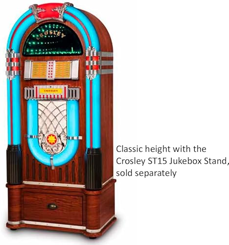 image for Crosley CR1215A-WA Full Size Digital Bluetooth Jukebox with CD, AM/FM 