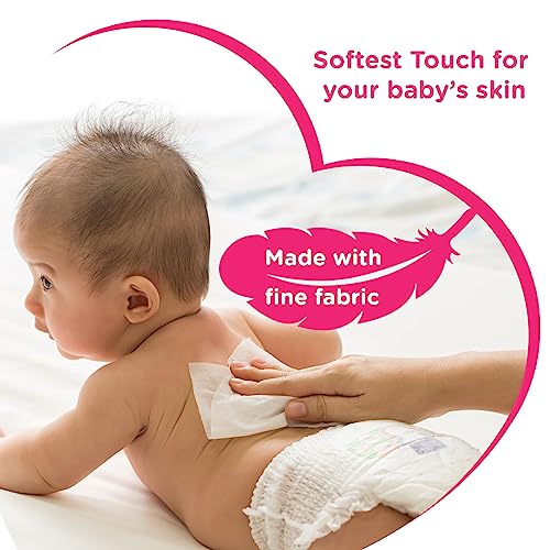Image of Morisons* babydreams THE CHOICE OF SMART MUMS Baby Dreams Soft Baby Wipes - 80S Pack Of 6| Dermatologically Tested For Baby's Gentle Skin|Goodness Of Aloe Extract & Vitamin E|Ph 5.5|97.5% Water Wipes