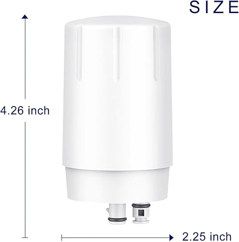 Miniatura 7 de Molgoc Filtro de repuesto de agua para grifo compatible con sistemas de filtración de grifos Brita, Brita 36311, FR-200, FF-100, se adapta a todos