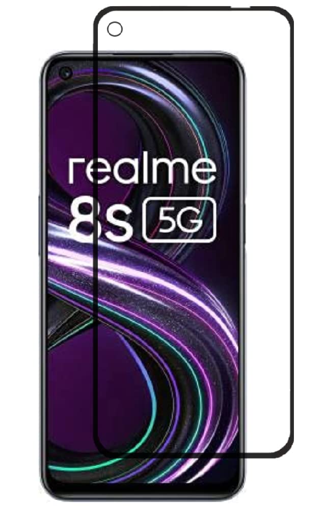 Tough Lee Tempered Glass Screen Guard Protector for Realme 8s 5G / Realme 8 5G / Realme 9 5G (Black) Edge to Edge Full Screen Coverage with Easy Installation Kit; Pack of 1 (B09LMK6JR4) Amazon Price History, Amazon Price Tracker