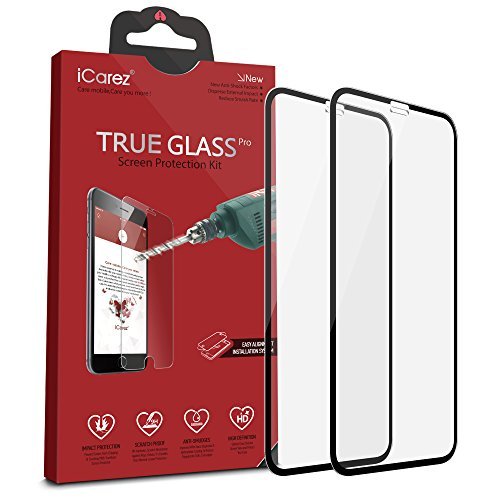 Icarez Tempered Glass Screen Protector For Iphone 11 Pro Iphone X/Xs 5.8-Inches，2-Pack Full Coverage #TOP1
