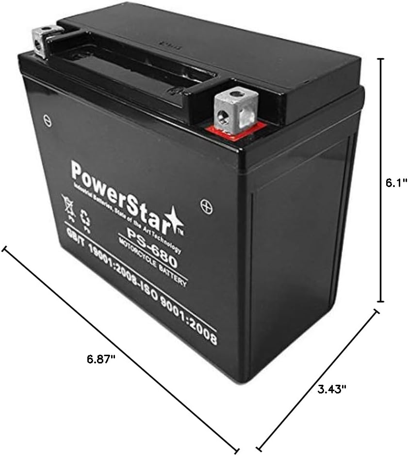 PowerStar Replaces Victory Vegas Jackpot YTX20HL-BS Battery