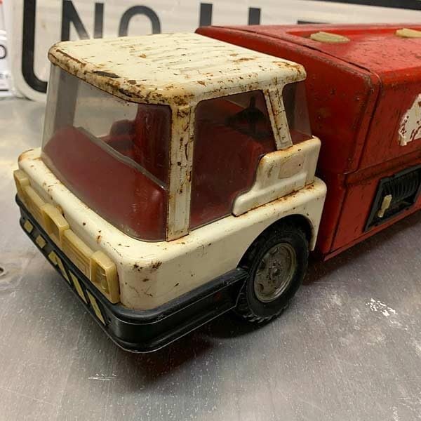 テキサコ ヴィンテージ ブリキ トラック トイカー ミニカー TEXACO