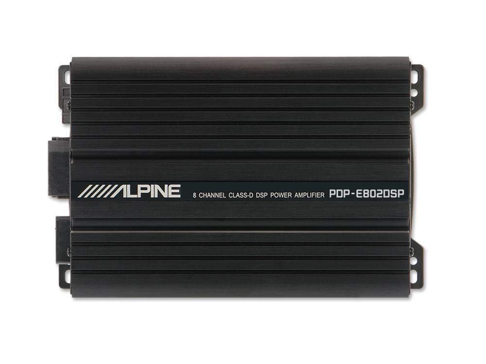 ALPINE PDP-E802DSP - Amplificador de 8 Canales, 700W RMS