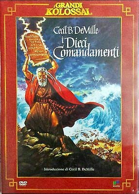  DVD I DIECI COMANDAMENTI I GRANDI KOLOSSAL