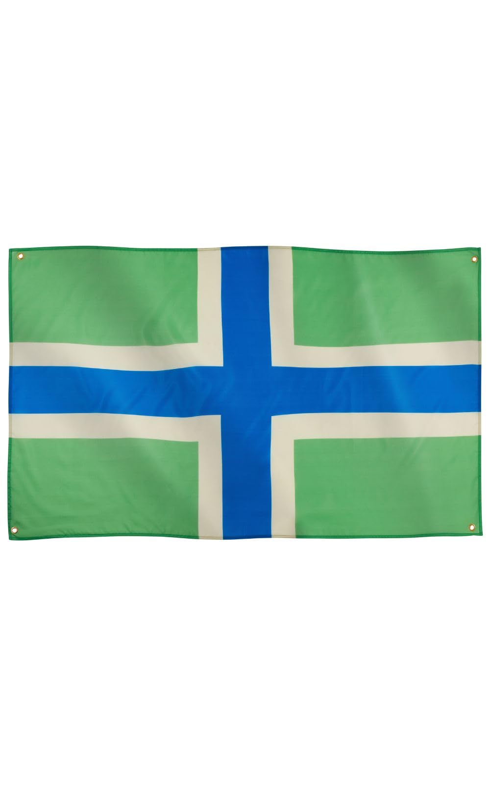 Runesol Gloucestershire Flag, 91x152cm, 3ft x 5ft, 4 Grommets, Eyelet In Every Corner, Gloucestershire History Festival