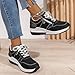Wabkderpu Women's Tennis Shoes Zipper Platform Fashion Sneakers Lightweight Non-Slip Walking Shoes Comfortable Slip On Sneaker Casual Loafers Black