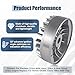 Aluminum Flywheel 10krpm for Predator 212cc 200cc 224cc Non Hemi Cast,Fit Honda GX200,69730 69736 Aluminum,For Coleman Mini Bike CT200U BT200X CT200U-EX Minibike Performance Parts