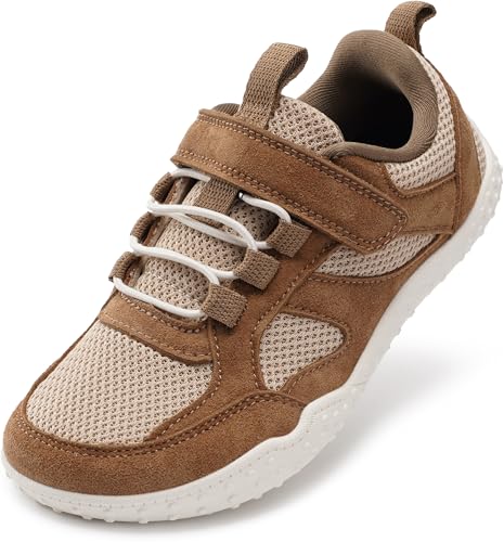 Image of WHITIN Little /Big Kid Wide Barefoot Shoes | Retro Sneakers for Boys /Girls | Adventure-Ready