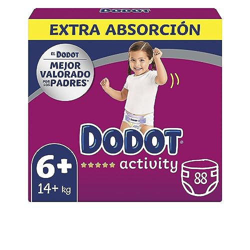 Dodot Activity Pañales Talla 6+, 88 uds, 14 kg+