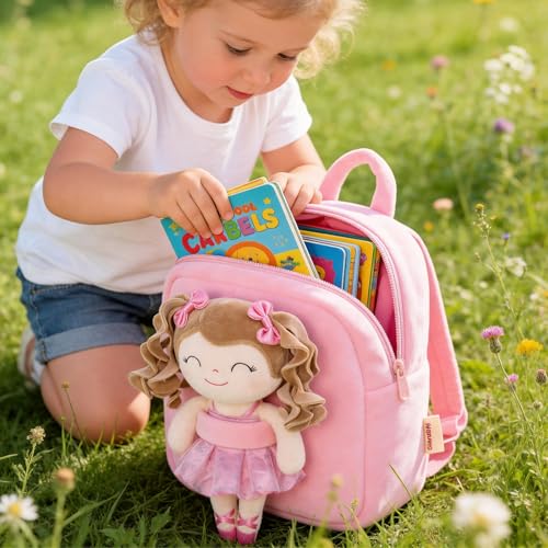 Image of Gloveleya Kids Backpack - Pink 9 inches
