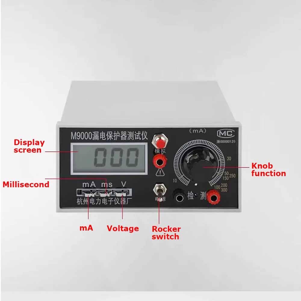 300-mA-Leckageschutz-Schaltertester, Leckagedetektor