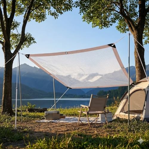Filet d'ombrage 50% contre la chaleur sur pergola et balcon - 4