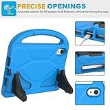 SUPLIK Kids Case for iPad mini 7 (A17 Pro) 2024 & iPad mini 6 (A15) 2021, 8.3-inch iPad mini 6th/7th Generation Case with Screen Protector, Durable Shockproof Kids Cover with Handle Stand, Blue - Image 7
