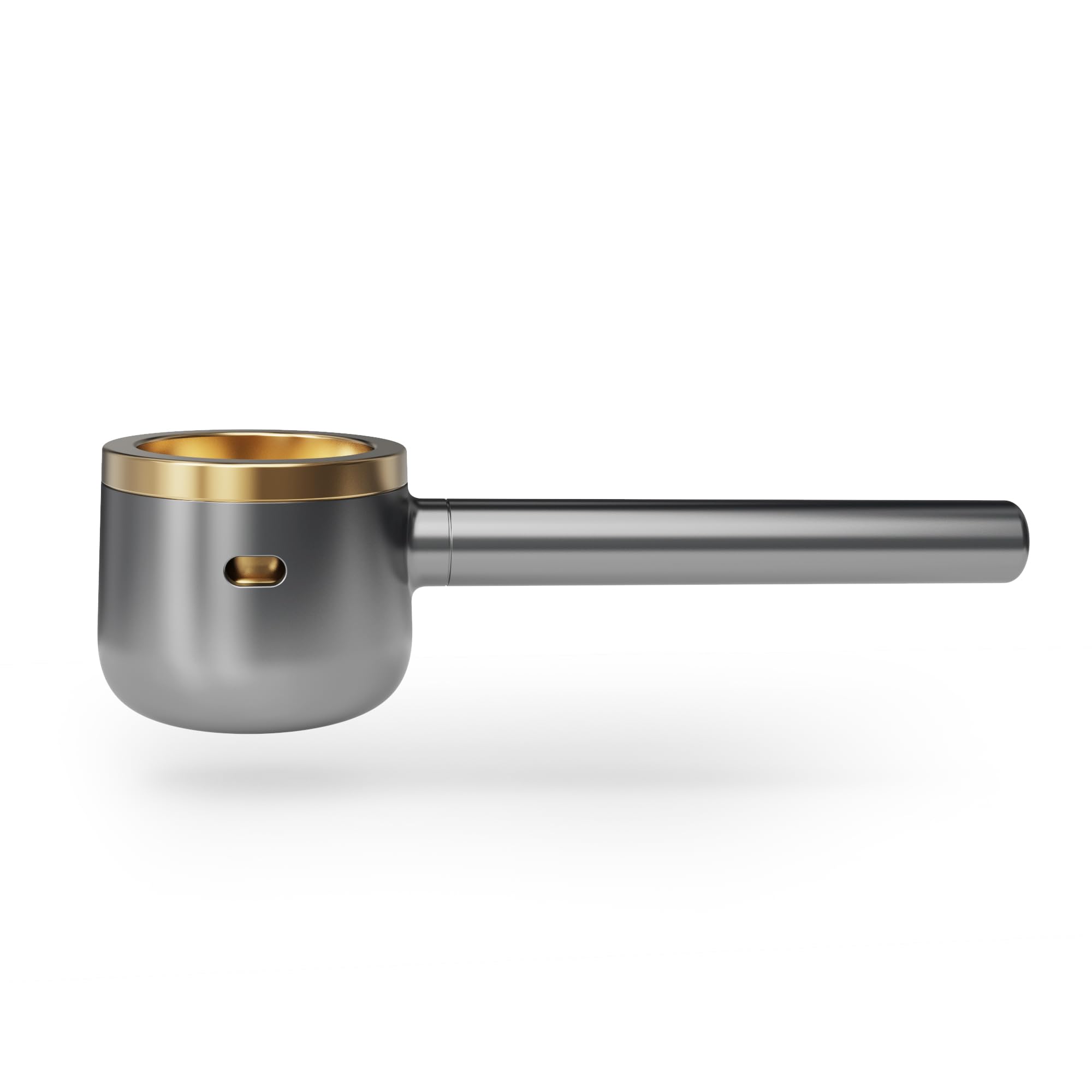 Vessel Premium Pipa Pura con inserto de doble hélice | 1g capacidad - 3-dividido | Limpieza fácil Boquilla Desmontable| Pipa de fumar | Uso de productos de tabaco (Anthrazit)