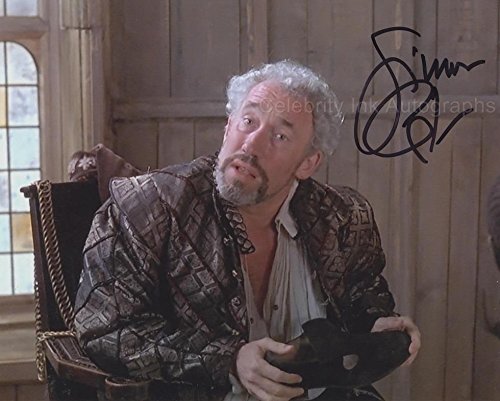 Male Movie Star Autographs SIMON CALLOW as Tilney, Master Of The Revels - Shakespeare In Love GENUINE AUTOGRAPH