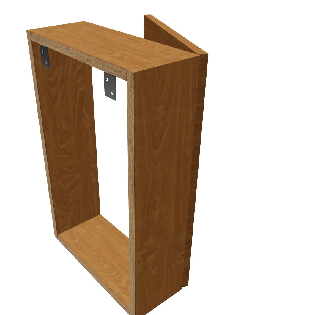 Copertura per quadro elettrico, scatola elettrica, copertura per contatore elettrico, scatola di rivestimento per quadro elettrico (Grande, Legno + Serratura (2 chiavi))