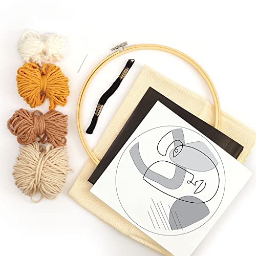 Punch Needle Line Art Kit, {Color} - Image 2