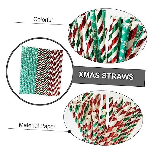 150 pitillos desechables para fiestas navideñas miniatura 3