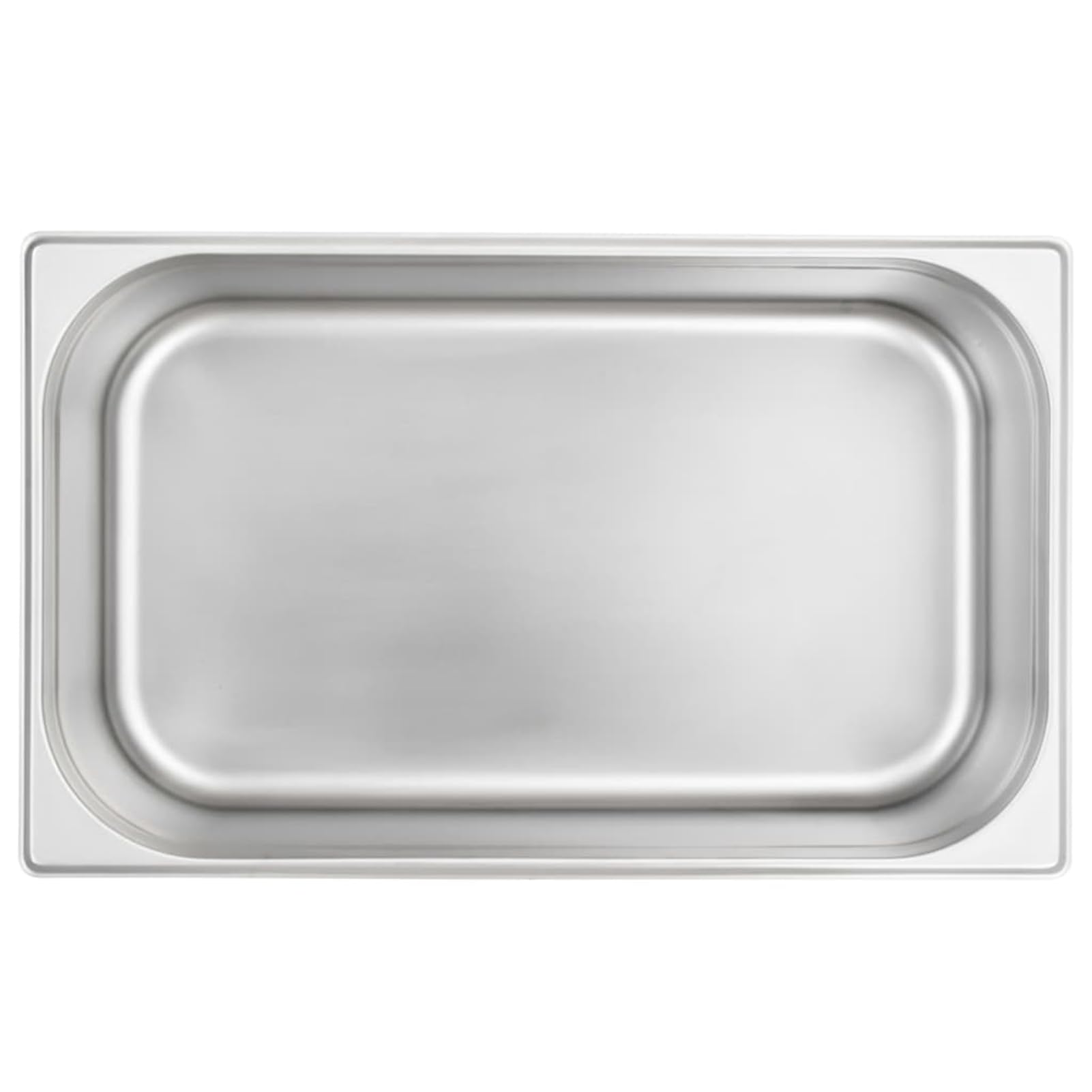 Homgoday Gastronorm - Contenedores de acero inoxidable, 2 unidades, GN 1/1, 150 mm, muebles de interior para salón, oficina o dormitorio