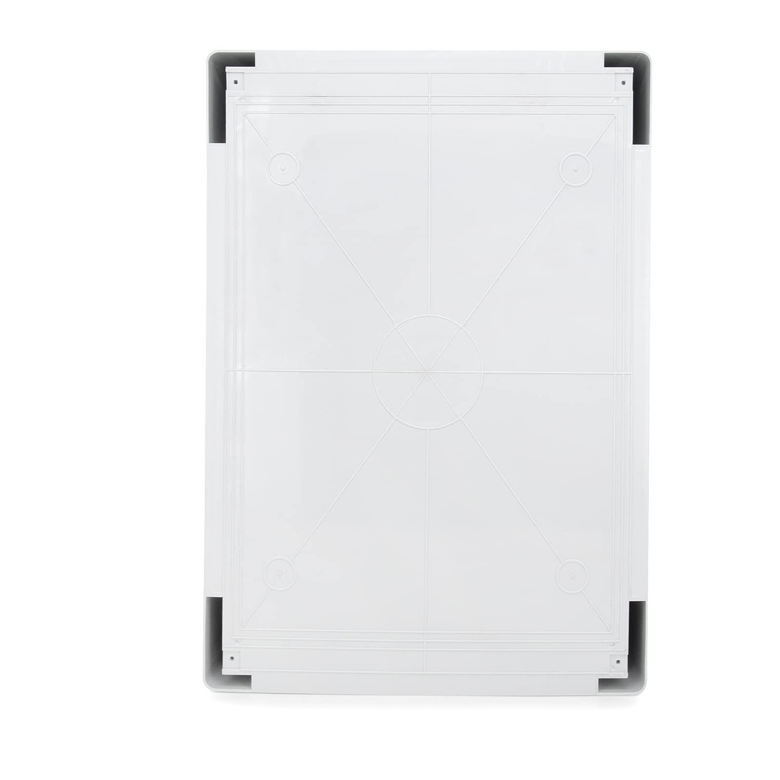 ELS Elektrotechnika Schakelkast, industriële behuizing, IP65, verzinkte montageplaat, vergrendeling deur met afdichting rondom, wandbehuizing, lege behuizing, ABS-kunststof, lege kast, 270 x 350 x 160