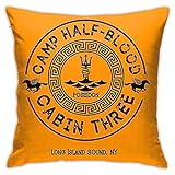 Percy Jackson - Camp Half-Blood - Cabin Three - Poseidon Square(45cmx45cm) Pillowcase Home Bed Room...