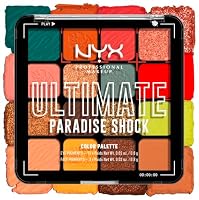 NYX Professional Makeup Lidschattenpalette mit 16 Farbtönen, Intensives und langanhaltendes Finish, Vegane Formel ohne Inhaltsstoffe tierischen Ursprungs, Ultimate Shadow, Farbton: Tropic Shock – Ansicht 3