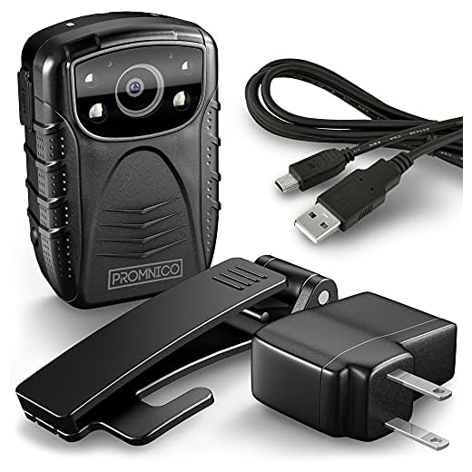 Police Body Camera for Law Enforcement: Wearable 1440p High-Definition Video + Audio Body Camera with Night Vision, GPS, & Waterproof for Security Guards, Police Officers, and Personal Use