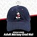 Disney Mickey Mouse Baseball Hat, Washed Twill Cotton Adjustable Cap