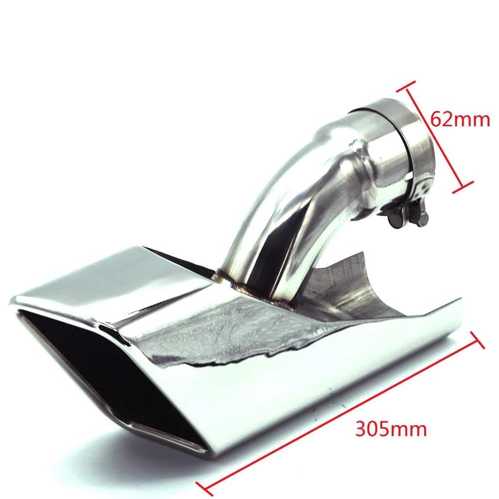 Tubo Scappamento Per L&and R&over Per R&ange R&over Diesel 2005-2012 2 Pz/set Marmitta Di Scarico Auto Marmitta Terminale Terminale Tubo In Acciaio Inox
