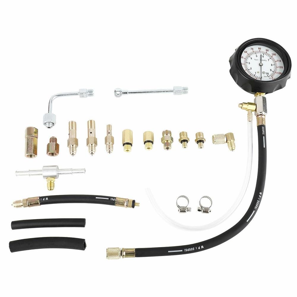0-140PSI Fuel Injection Pump Pressure Tester Pressure Diagnostic Gauge Kit