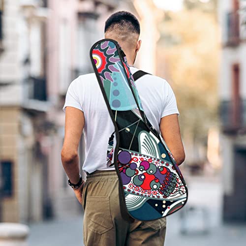 Housse pour ukulélé japonais, motif poissons koï, sac de transport avec sangle réglable - Les Beatles, Paul McCartney, John Lennon, RIngo Starr, George Harrison Housse pour ukulélé japonais, motif poissons koï, sac de transport avec sangle réglable – Image 6