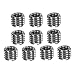 Foto&Tech 10 Pieces Metal 1/4 inch to 3/8 inch Convert Screw Adapter for Tripod Monopod Ballhead DSLR SLR