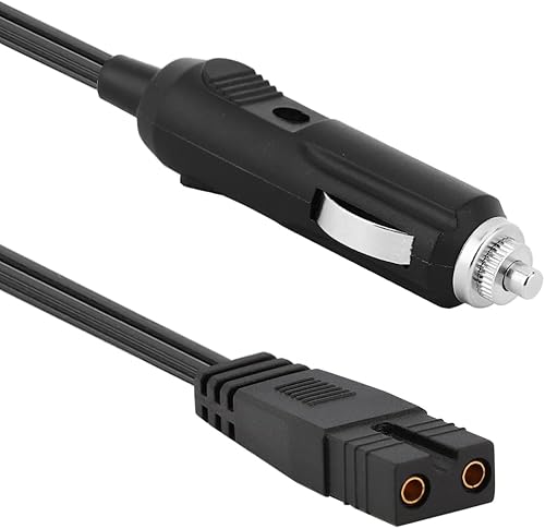 Miniatura 2 de DEALTUS Mini cable de alimentación CC para nevera, cable de carga CC portátil para automóvil, cable de carga CC de repuesto de 5.2 ft para caja
