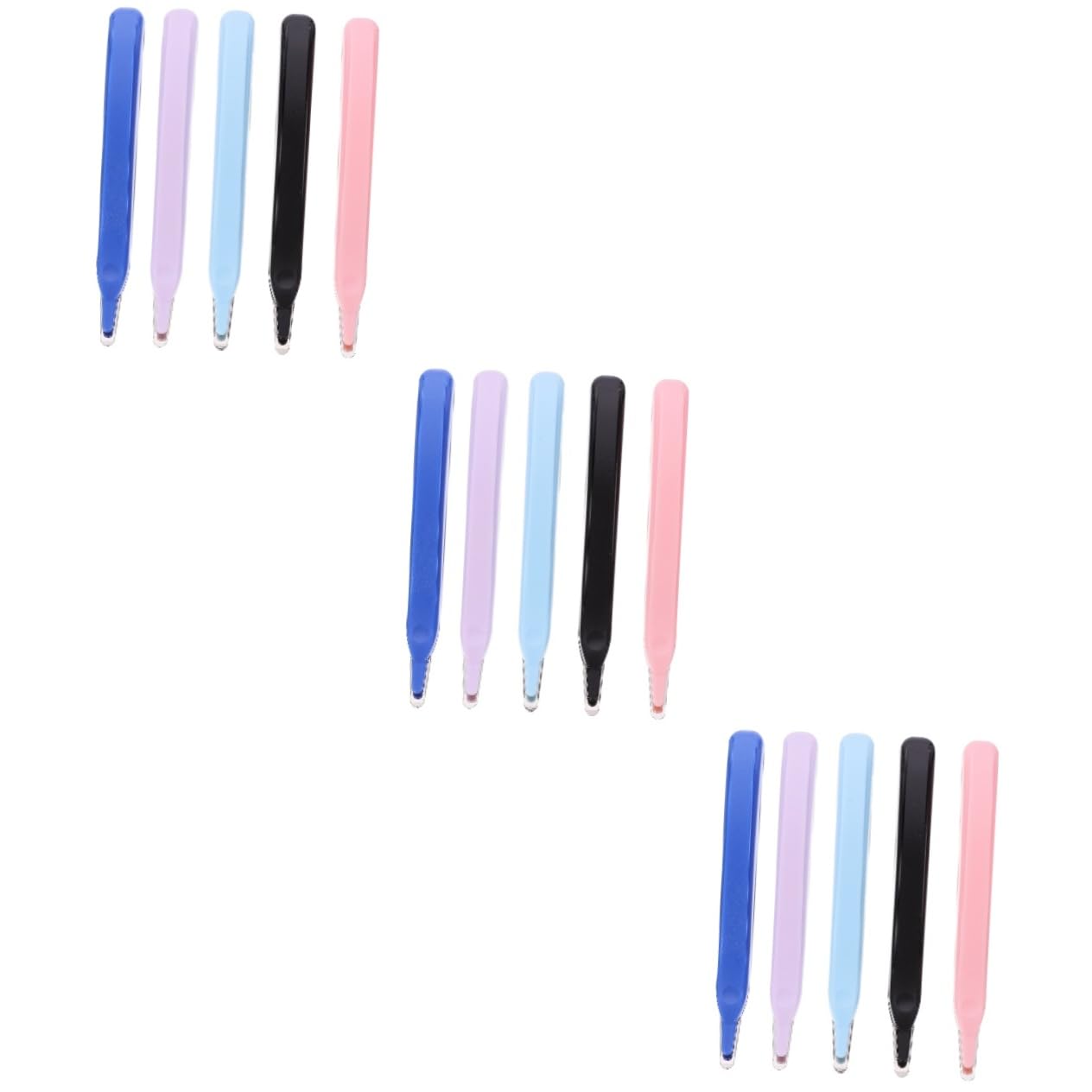 15stücke Teiliges Ergonomischer Heftklammern-entferner Für Büro Und Haushalt Vielseitiges Design Praktische Anwendung Leicht Und Handlich Bunten Farben Blau Schwarz Rosa