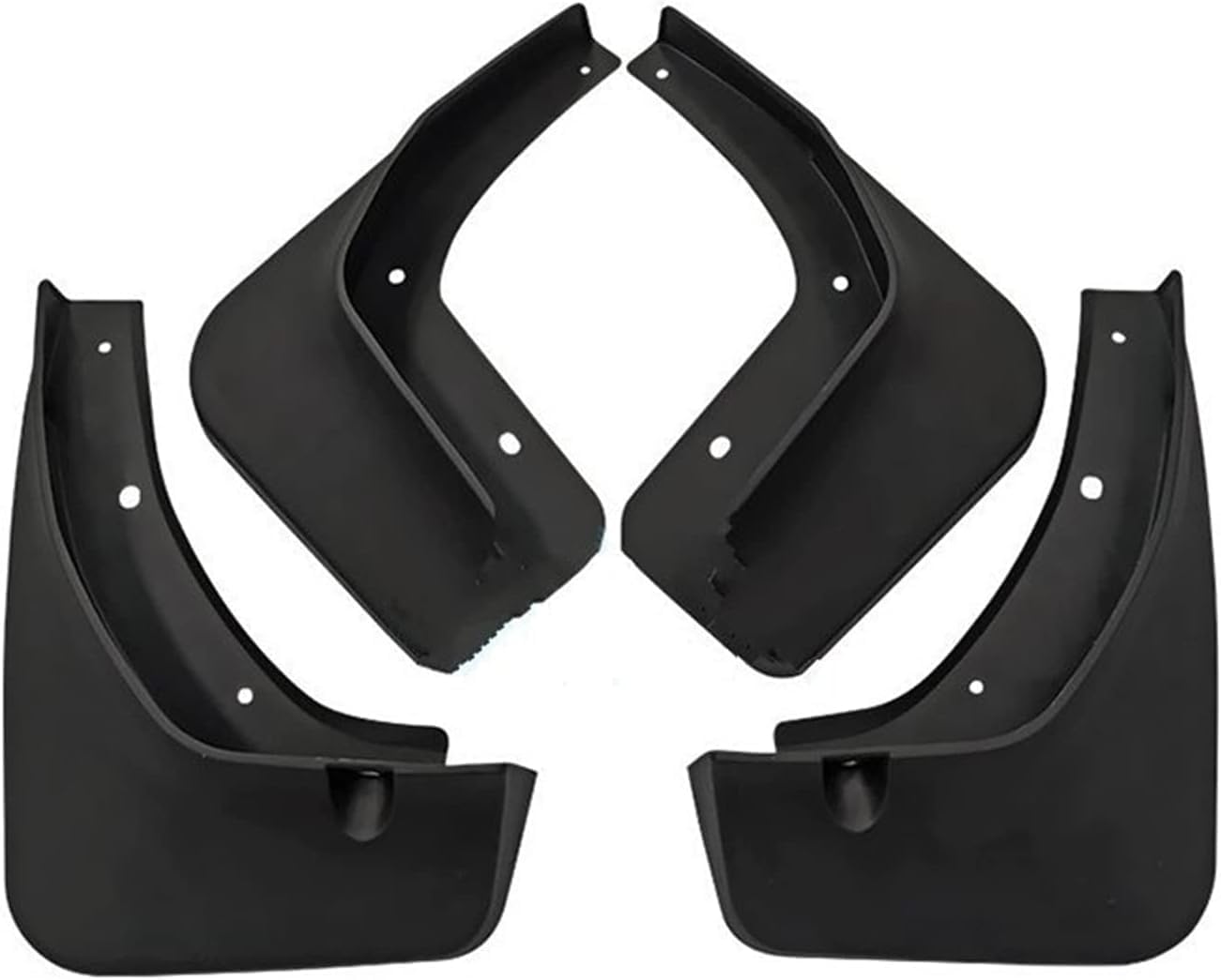 lijiazhe Front and Rear Mud Flaps Splash Guard for MG ZS EV 2018-2023, No Drilling Auto Mudguards.