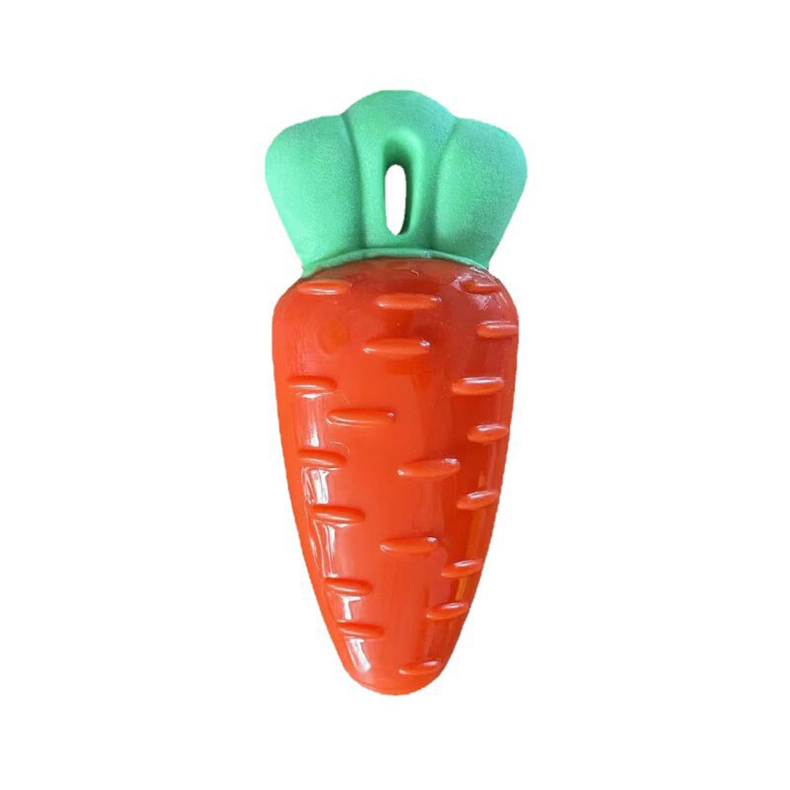 Bigougem Eggplant-shaped Dog Dental Toy Pet Interactive Teething Cute Corn Carrot Eggplant Bite-resistant Chew Soft Vegetable for Exercise Training Small Large Carrot Set