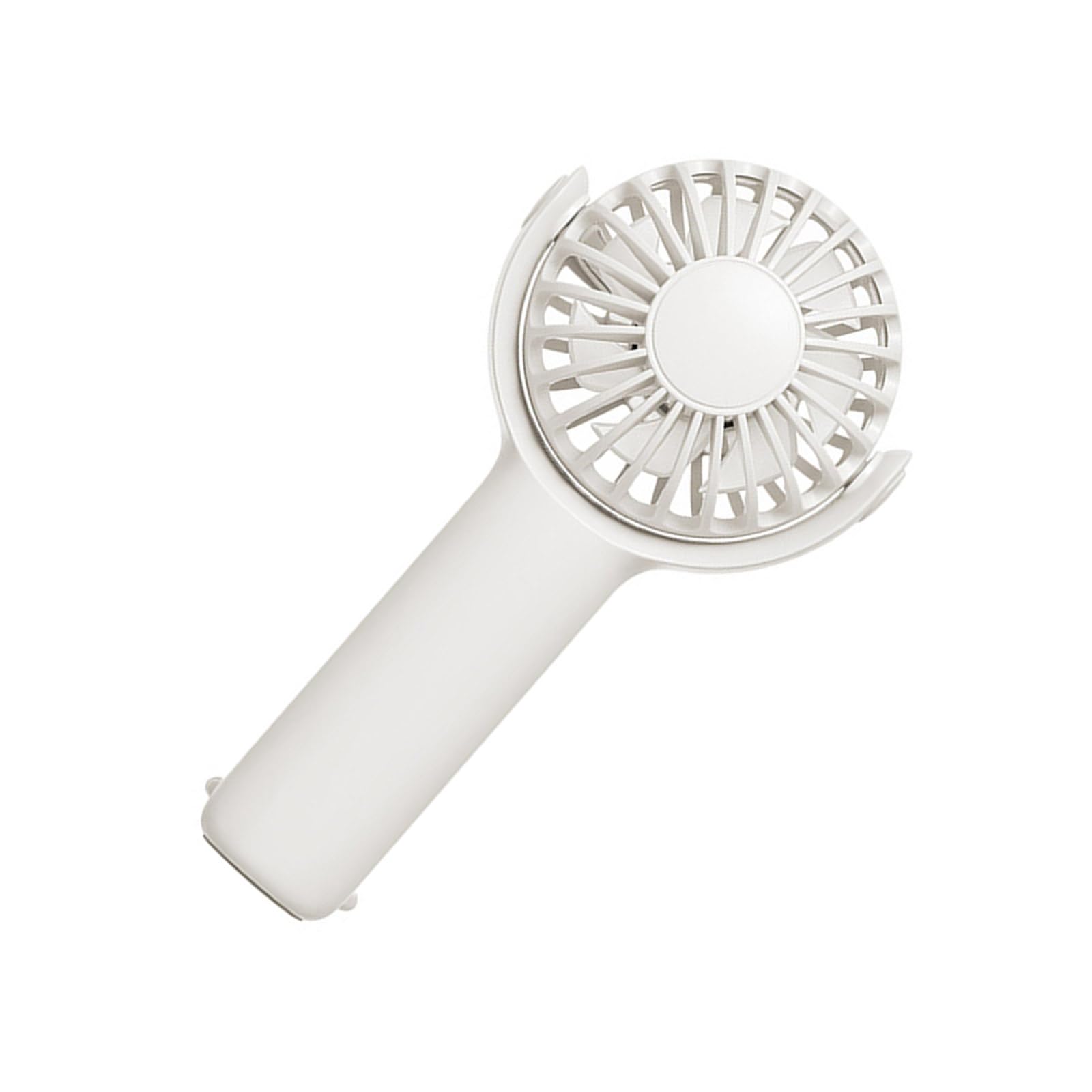 Uqezagpa Quiet Handheld Fan Powerful Portable Fan 1200mAh Rechargebale ABS Texture Suitable for Bedroom and School Use Handheld