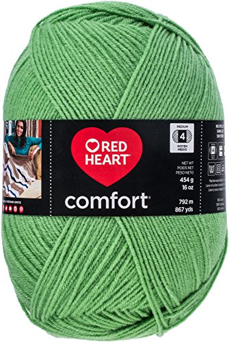 Image of RED Heart E707D.3244 Comfort Yarn, Green Pea