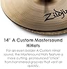 Zildjian A Custom Series - 14 Inch Mastersound Hi-Hat Cymbals - Pair #2