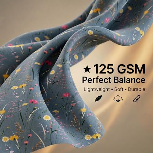 Image of Mafatlal 125 GSM Merino Double Bedsheet with Pillow Covers |90 x 100 Inches | Soft, Breathable & Lightweight | Blue